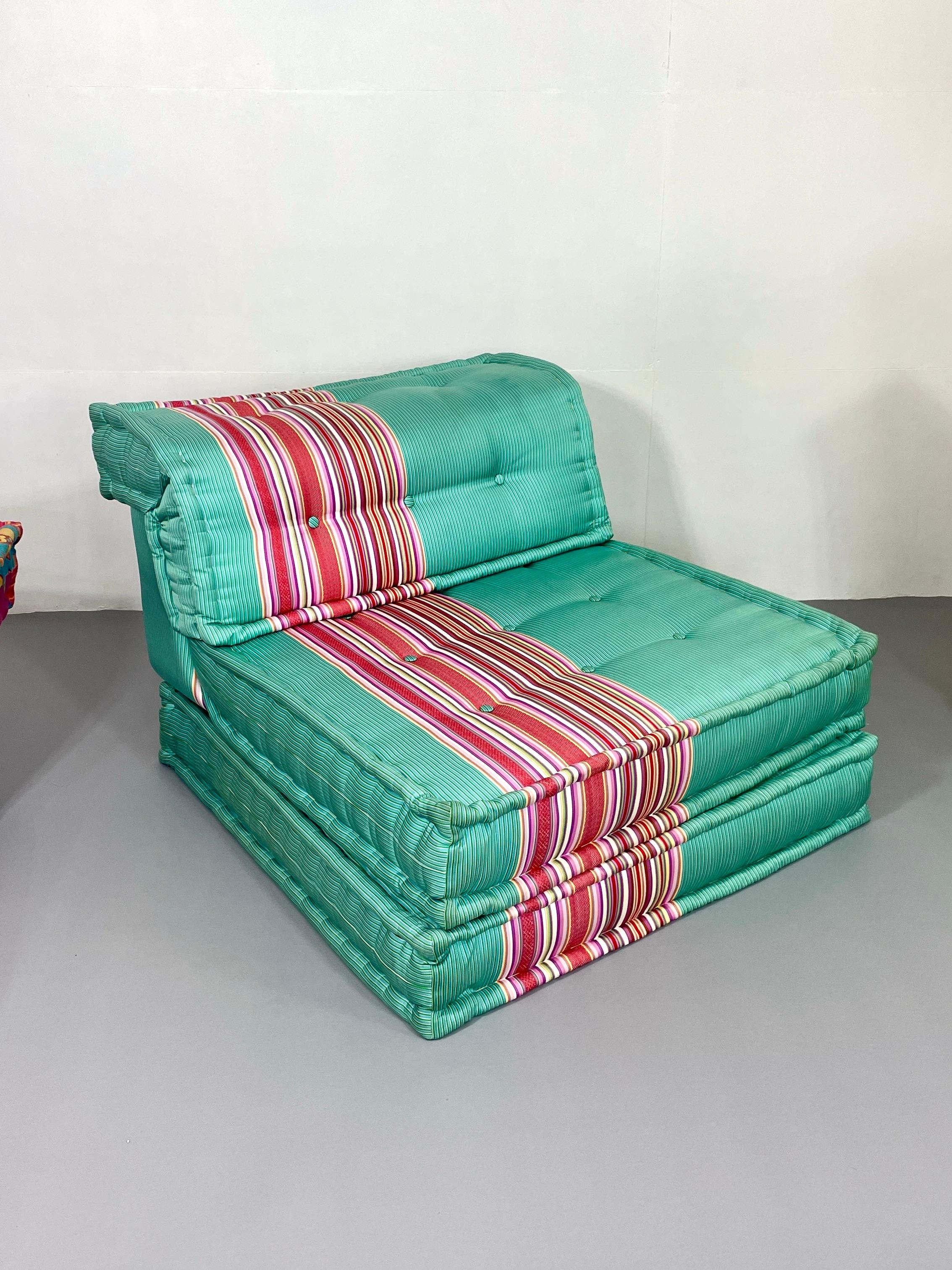 Mah jong sofa from Hans Hopfer for Roche Bobois design by Kenzo Takata  For Sale 2
