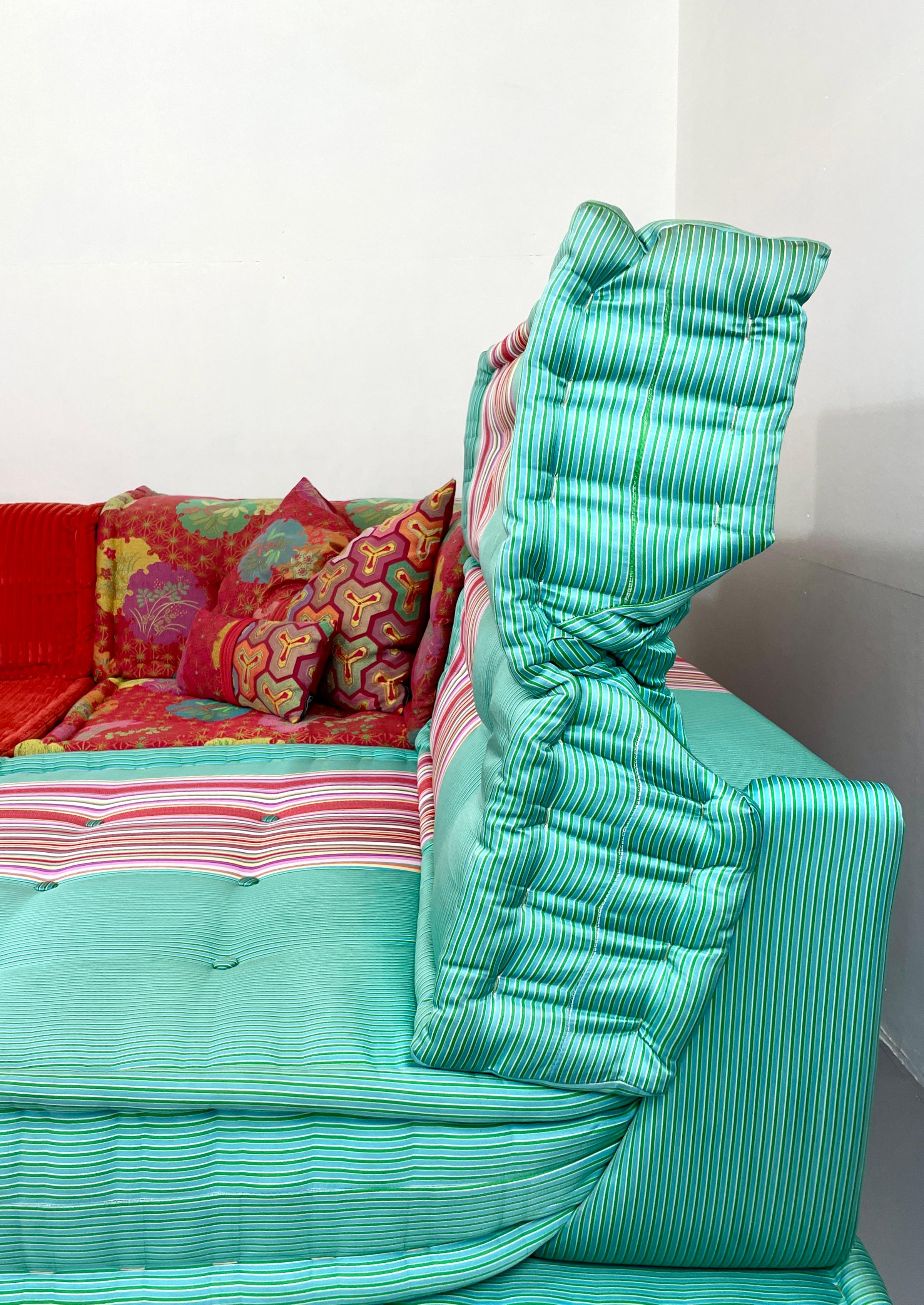 Mah jong-Sofa von Hans Hopfer für Roche Bobois, entworfen von Kenzo Takata  (Französisch) im Angebot