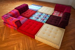 Vintage Mah Jong Sofa, Hans Hopfer for Roche Bobois