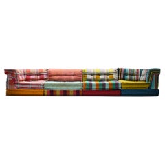 Sofa Mah Jong mit dem Stoff Kenzo Takada" von Hans Hopfer für Roche Bobois France