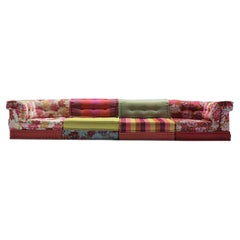 Sofa Mah Jong mit dem Stoff Kenzo Takada" von Hans Hopfer für Roche Bobois France