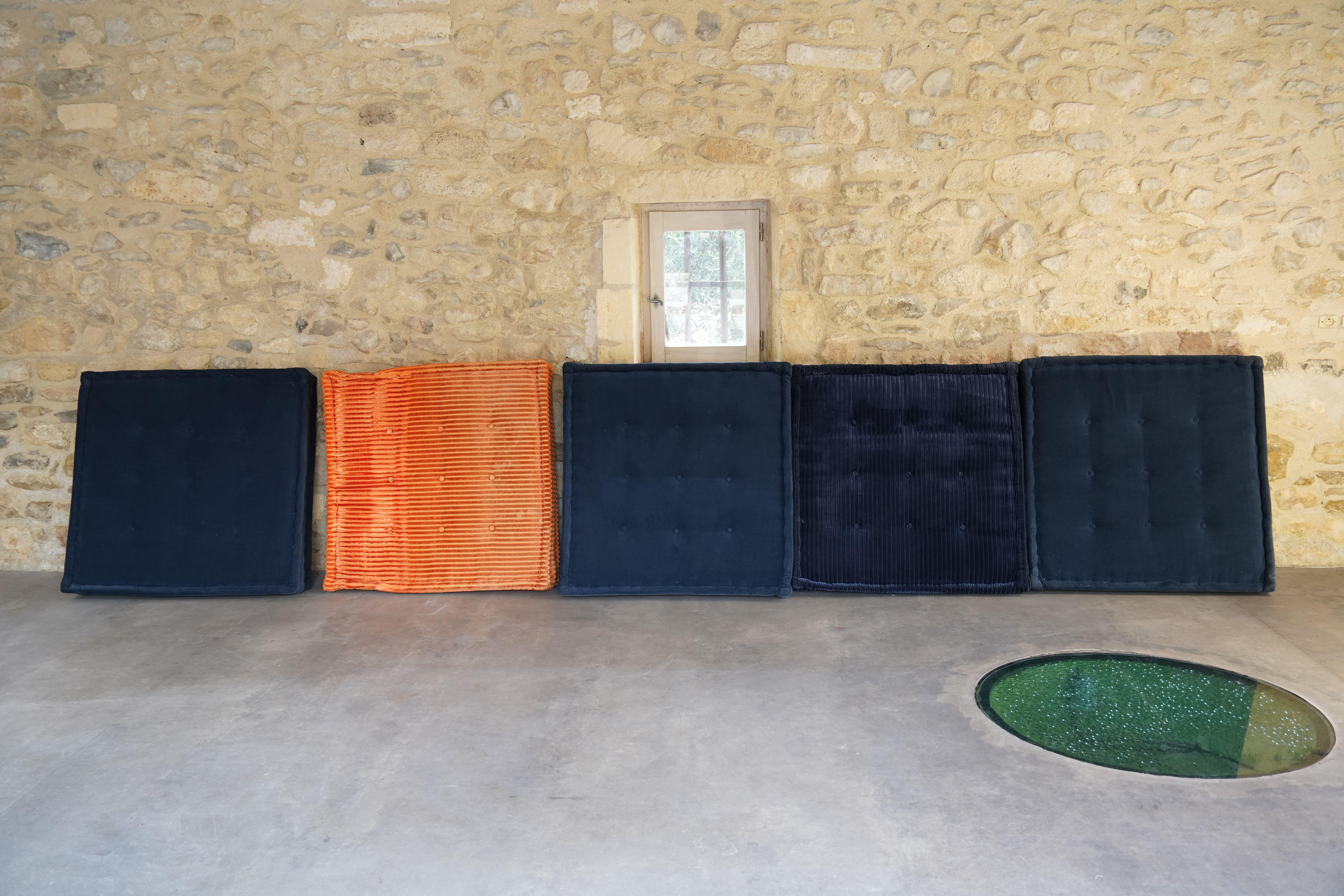 Mah Jong Velvet Kenzo Modular Sofa by Hans Hopfer for Roche Bobois, Italy 2018 3