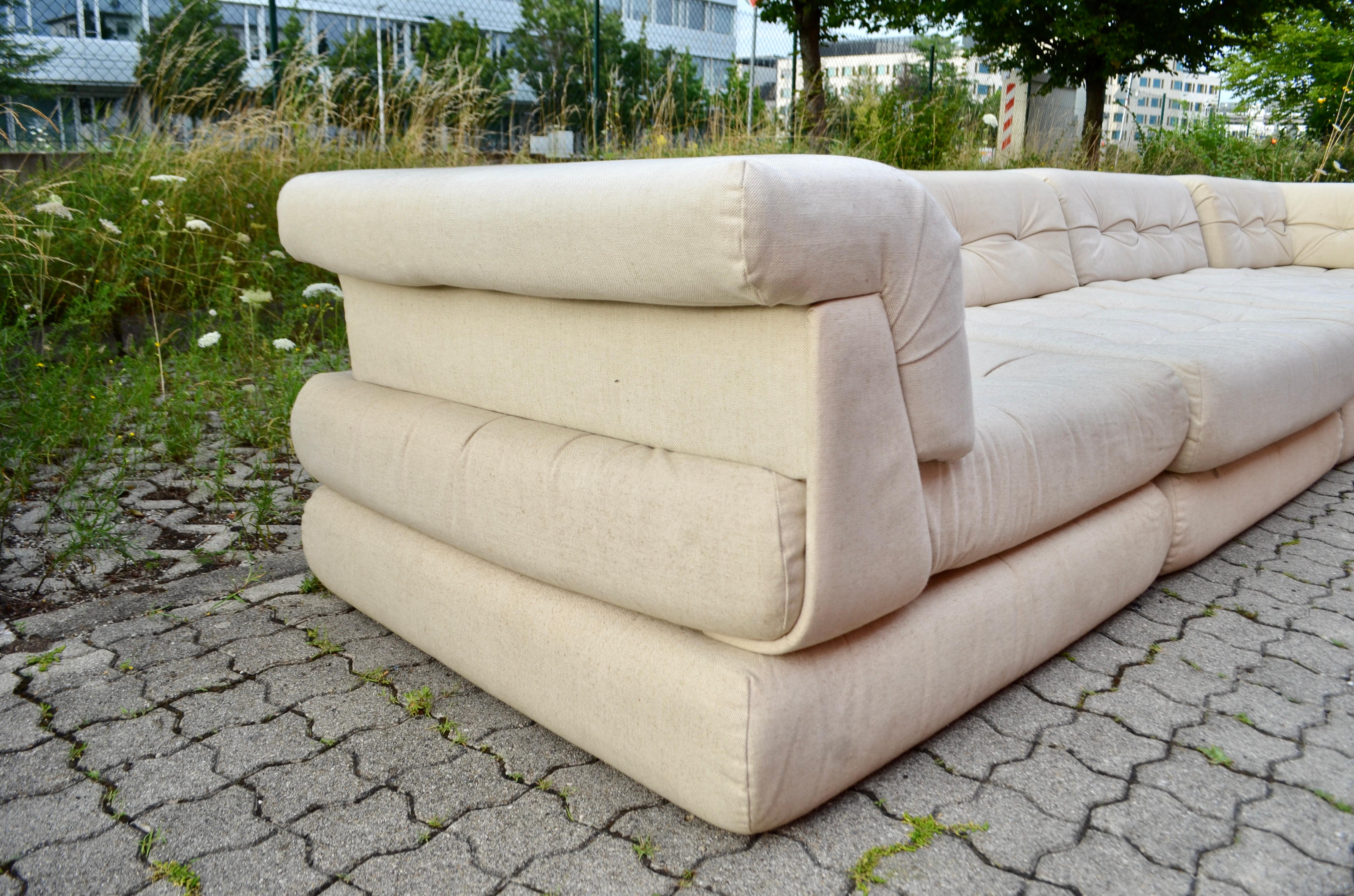 Mah Jong Sofá Modular Vintage de Hans Hopfer para Roche Bobois 1970 en venta 5