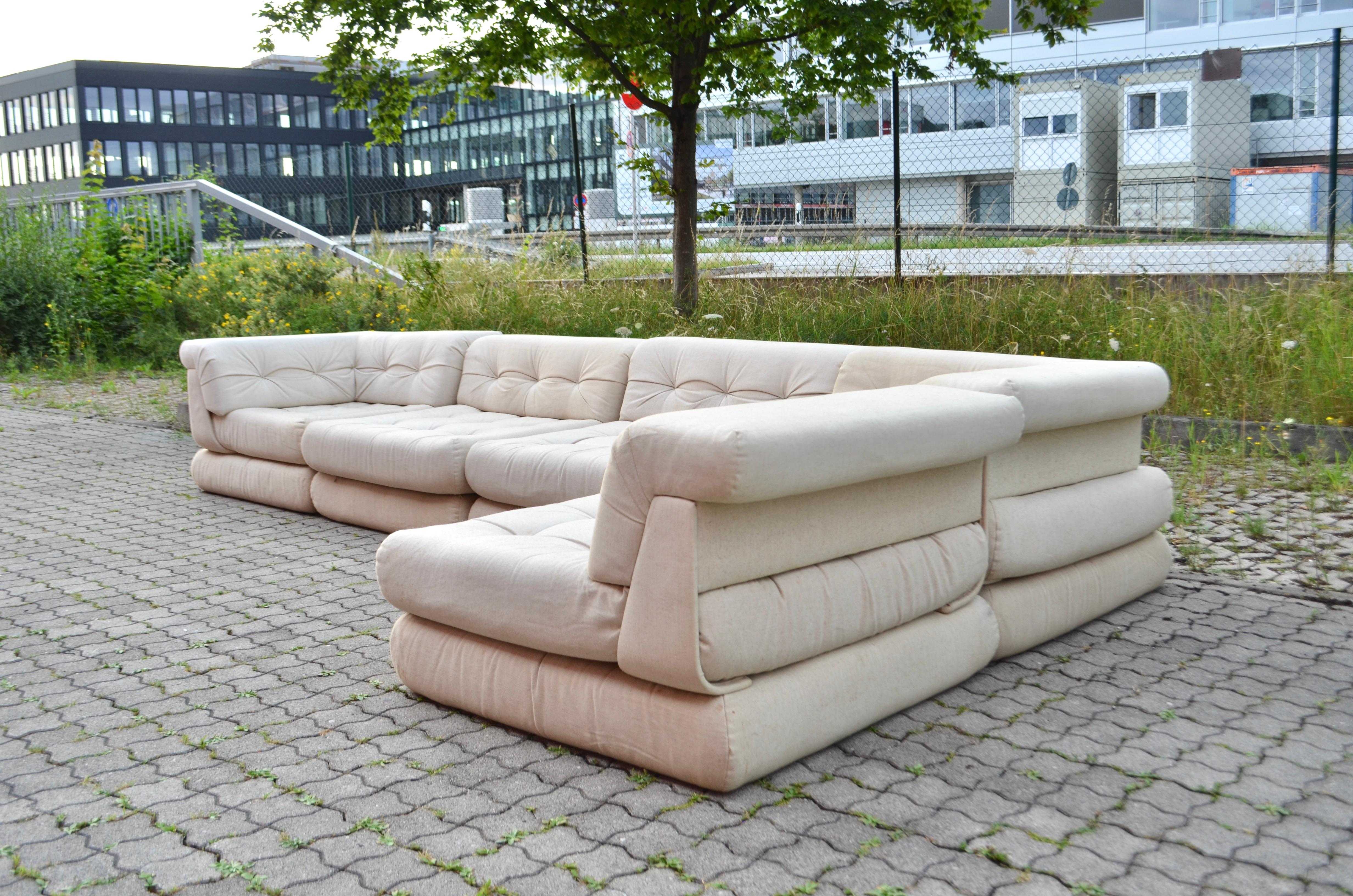 Mah Jong Sofá Modular Vintage de Hans Hopfer para Roche Bobois 1970 en Bueno estado para la venta en Munich, Bavaria