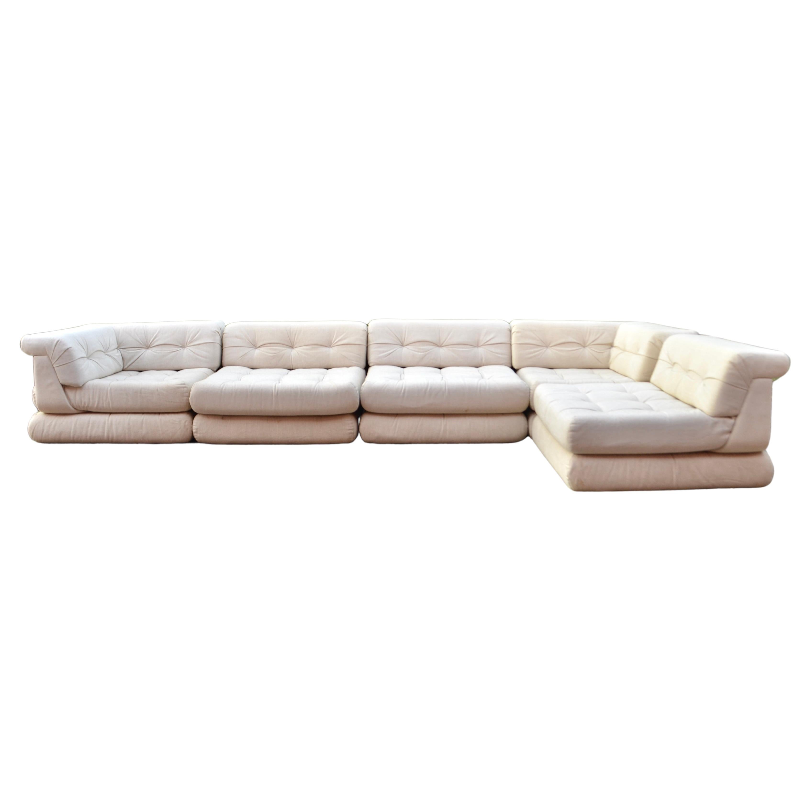 Mah Jong Vintage Modular Lounge Sofa by Hans Hopfer for Roche Bobois 1970