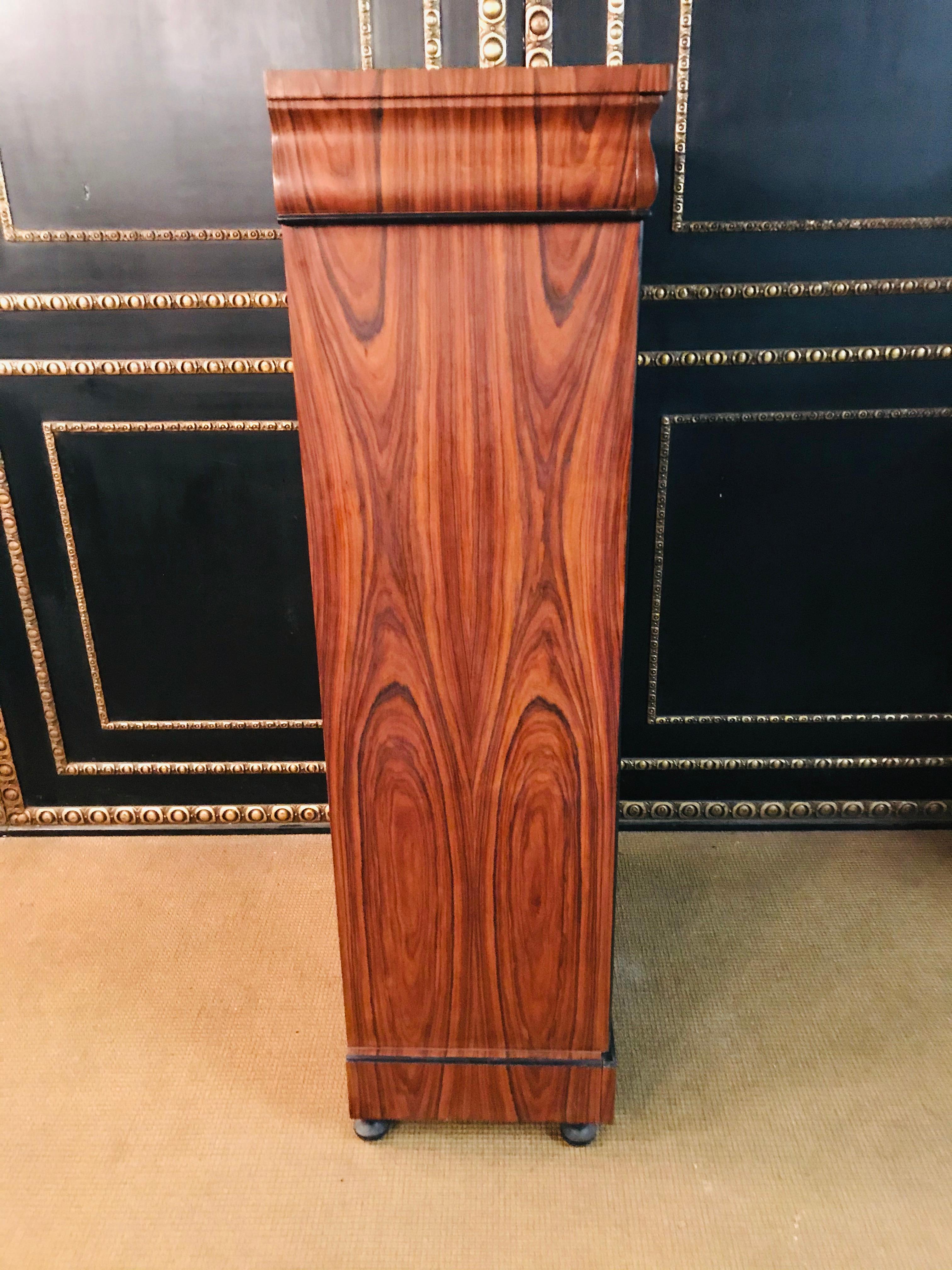 Mahogany Secretary in the Biedermeier Style 4