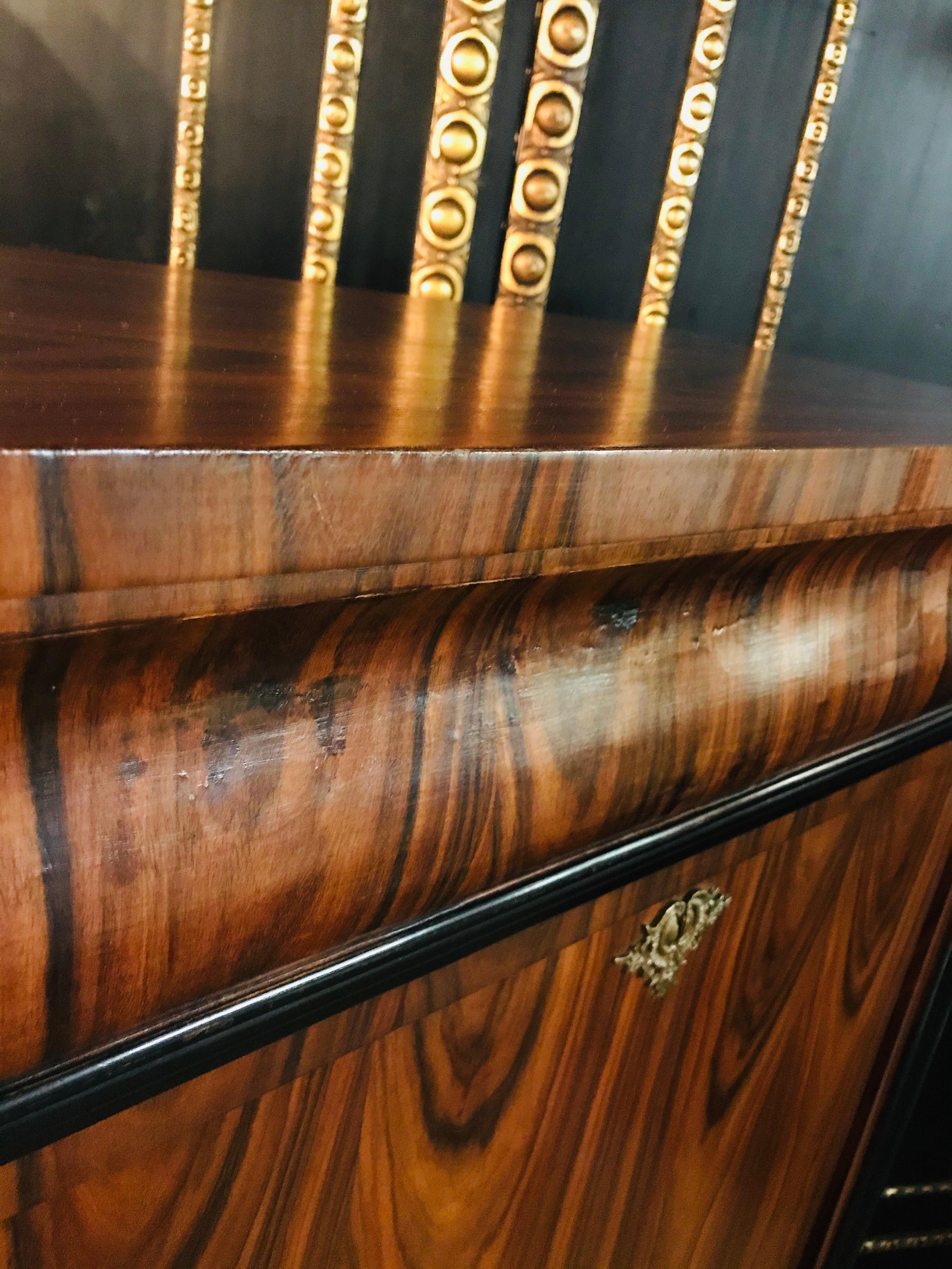 Mahogany Secretary in the Biedermeier Style 1