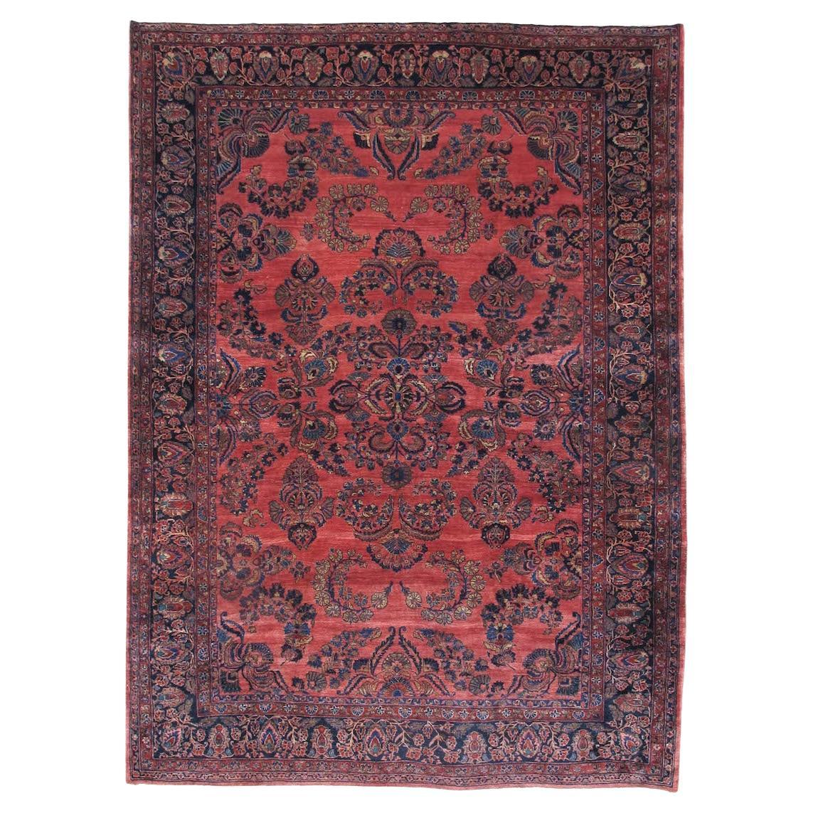 Mahajeran Sarouk Carpet, Early 20th Century For Sale