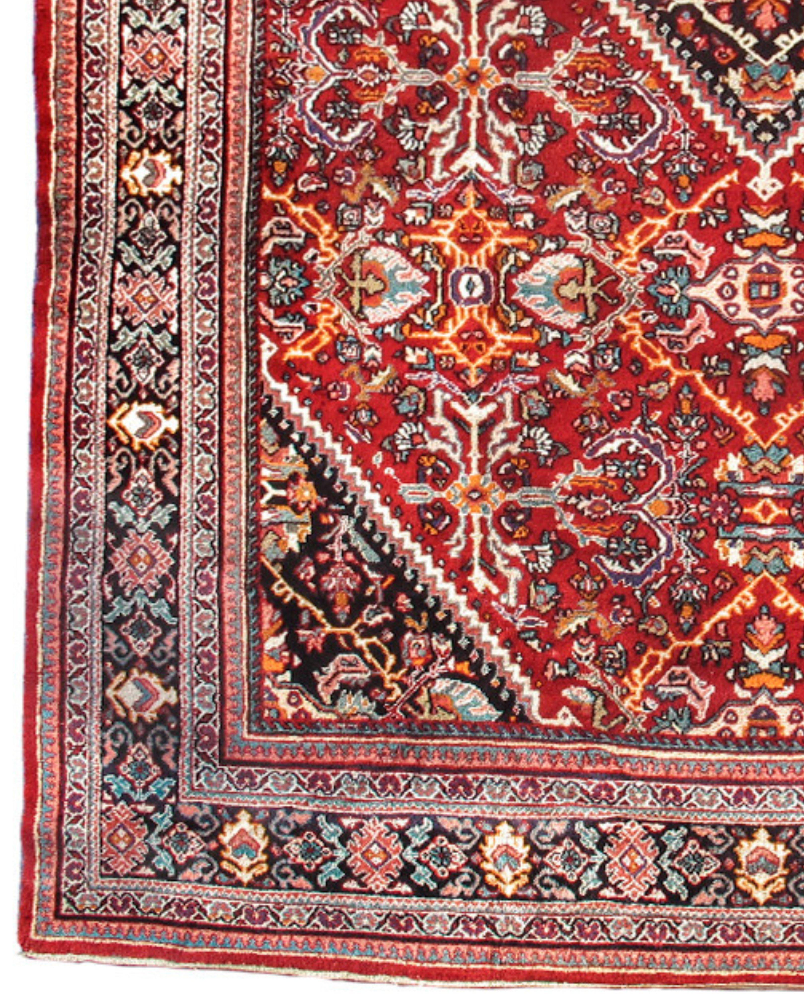 Persian Mahal Carpet, 20th Century For Sale