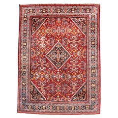 Vintage Mahal Carpet, 20th Century