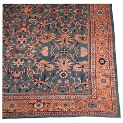 Antique Mahal Carpet, circa 1900