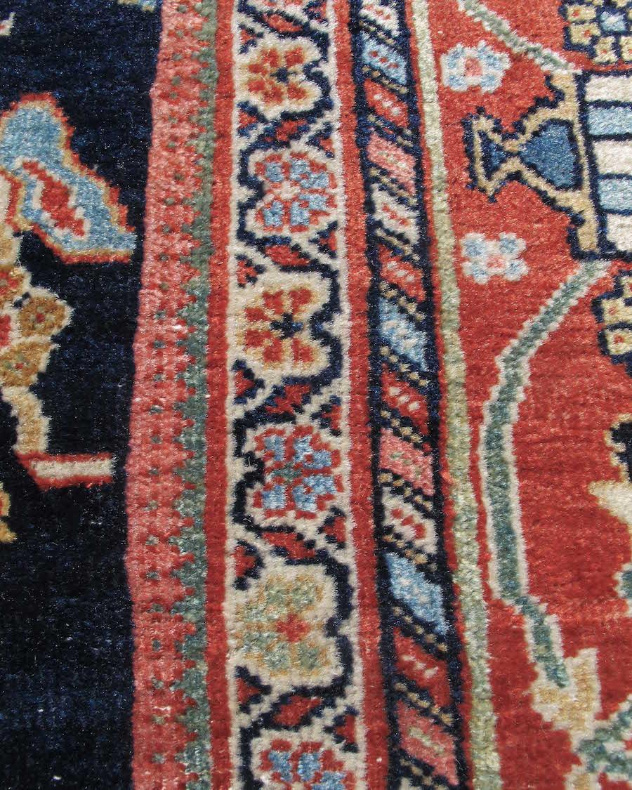 Mahal Carpet, Late 19th Century In Excellent Condition For Sale In San Francisco, CA