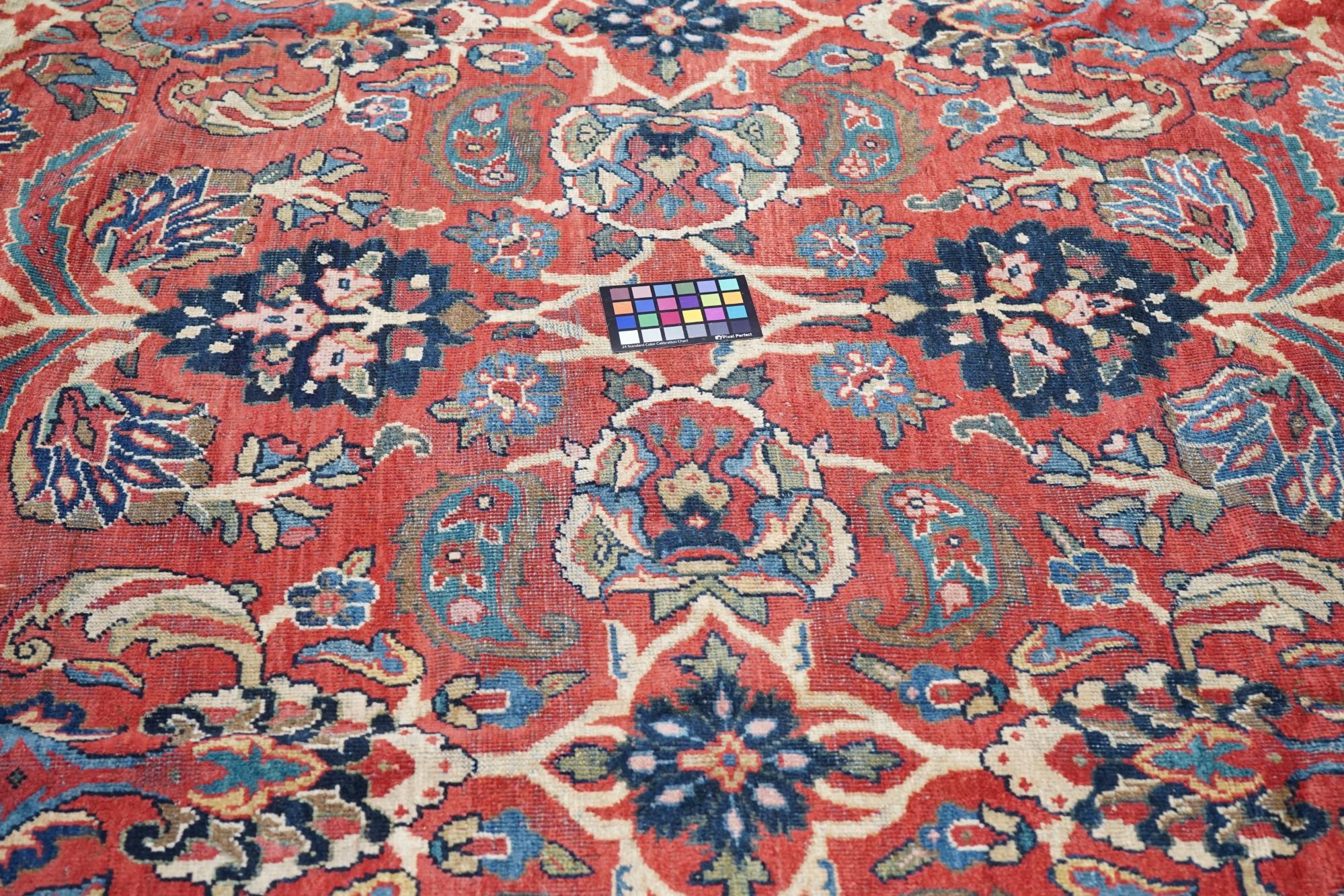 Fine Antique Persian Mahal Rug 8'5'' x 12'4'' For Sale 3
