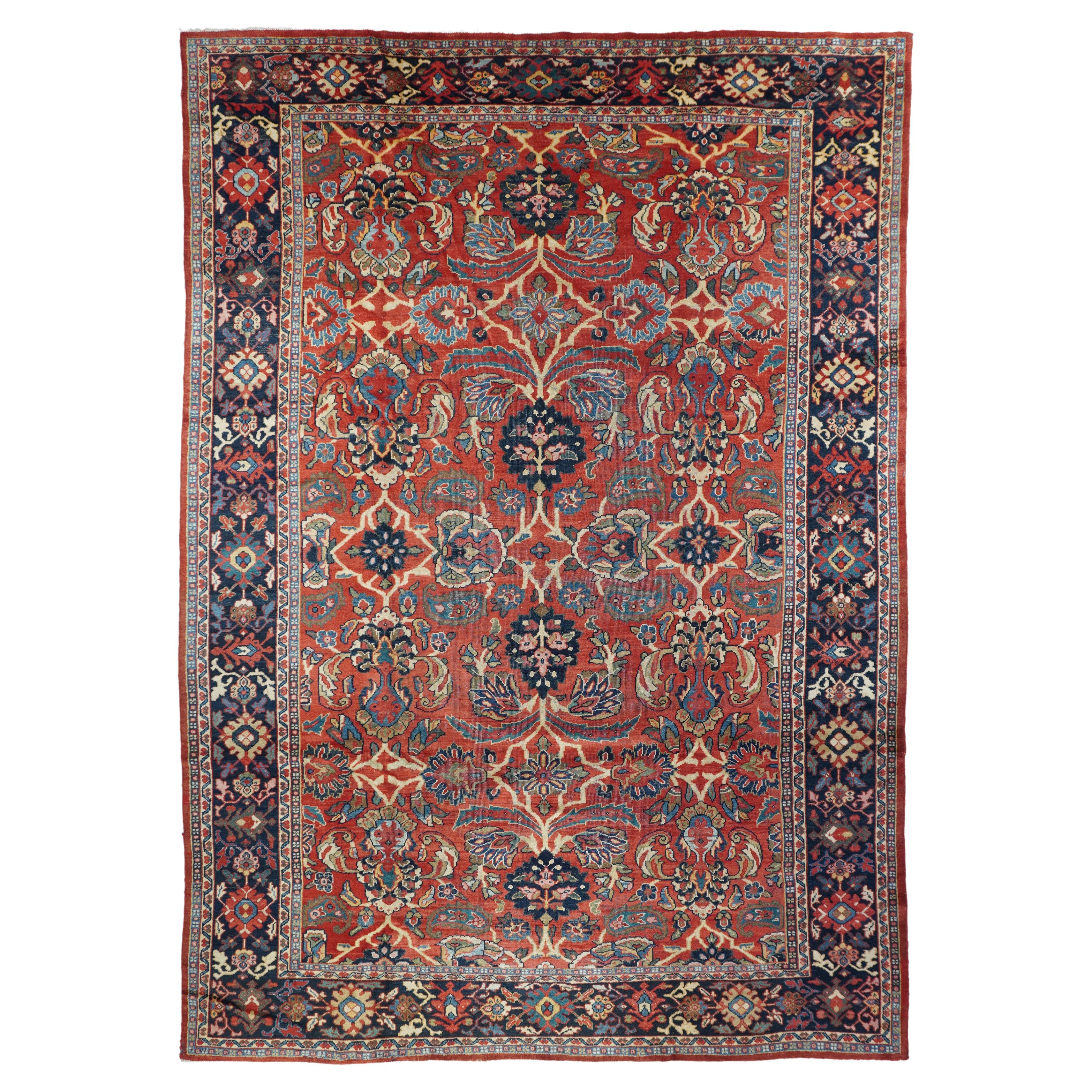 Fine Antique Persian Mahal Rug 8'5'' x 12'4''