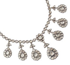 Maharaja 12.59 Carat Rose Cut Diamond Necklace