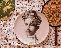 Maharaja Porcelain Dinner Plate by Vito Nesta for Les-Ottomans Part 2