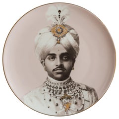 Maharaja Porcelain Dinner Plate by Vito Nesta for Les-Ottomans Part 6