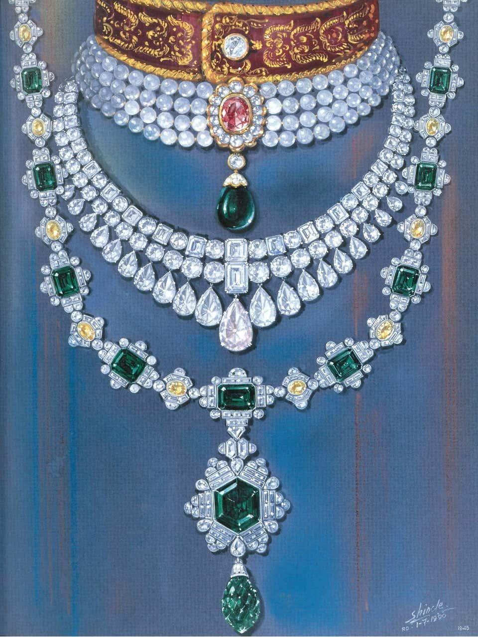 Maharaja's Jewels Table Book by Katherine Prior, Assouline In Good Condition For Sale In North Hollywood, CA