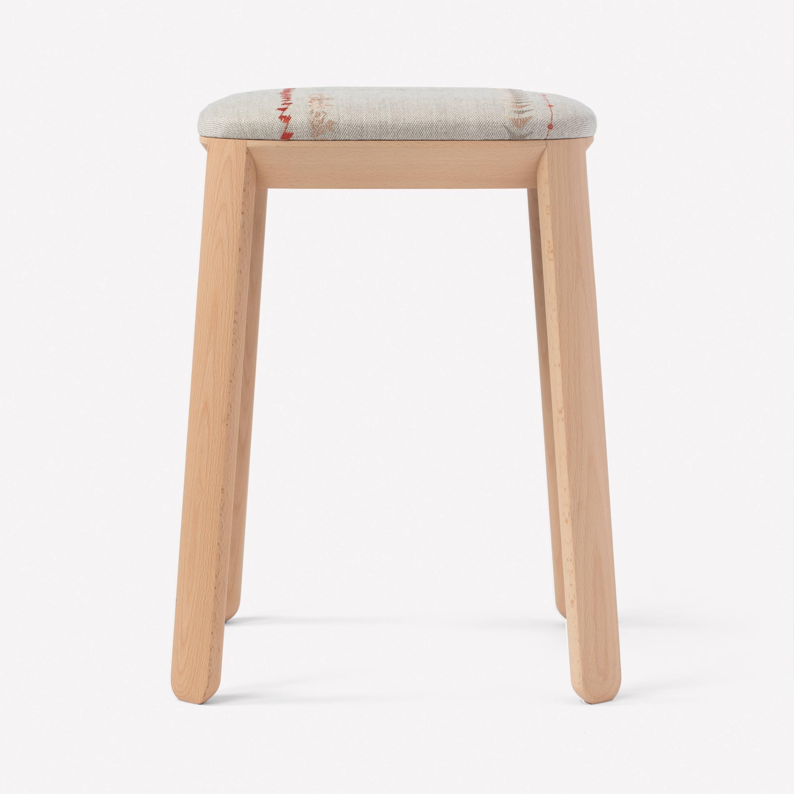 Covered Stool by Scholten & Baijings
Borders by Hella Jongerius
101 Natural

Natural beechwood base with Borders textile. Stackable. Made in Japan by Karimoku New Standard.

Scholten & Baijings for Maharam is a collection of home goods and