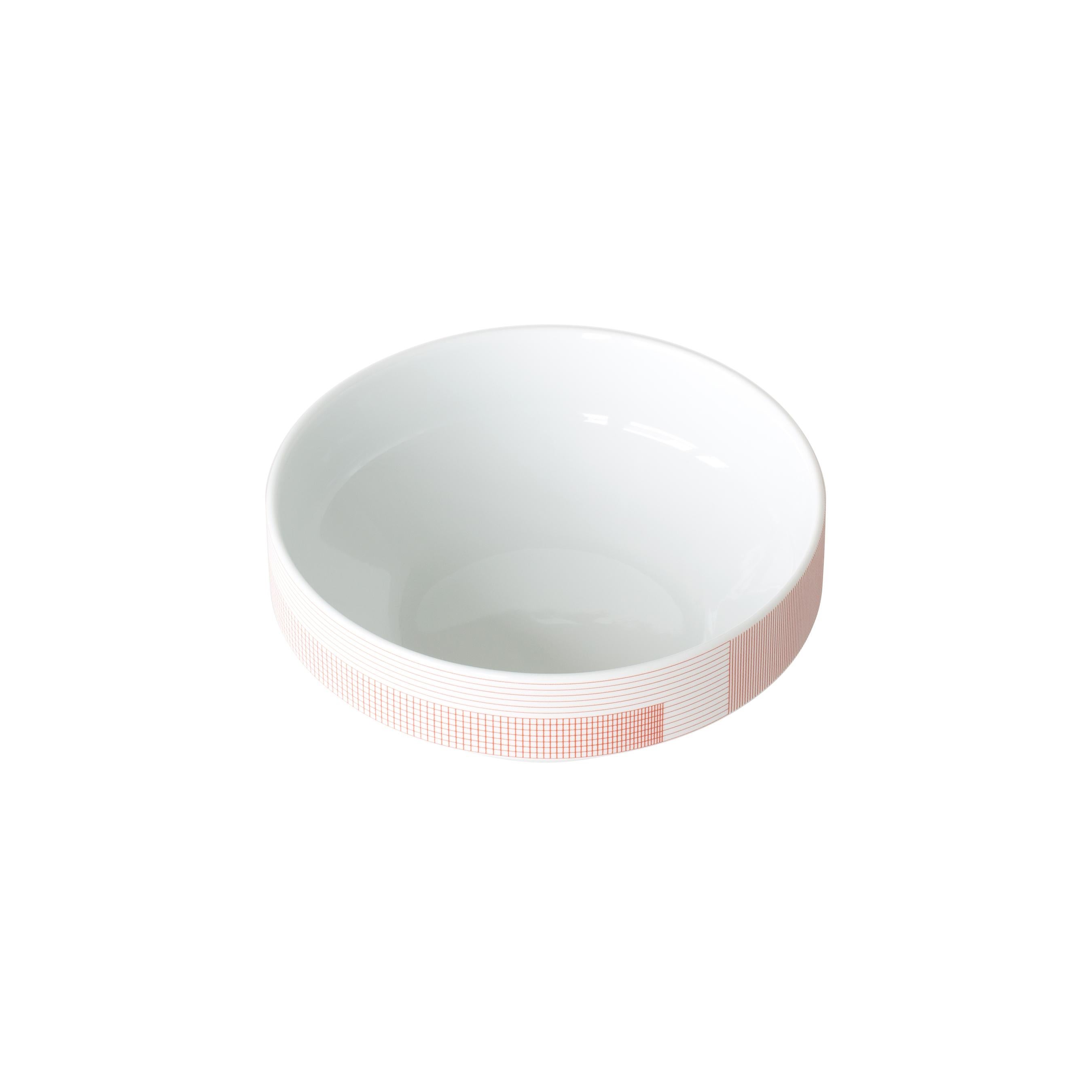 Maharam Pattern Porcelain Bowl by Scholten & Baijings  For Sale