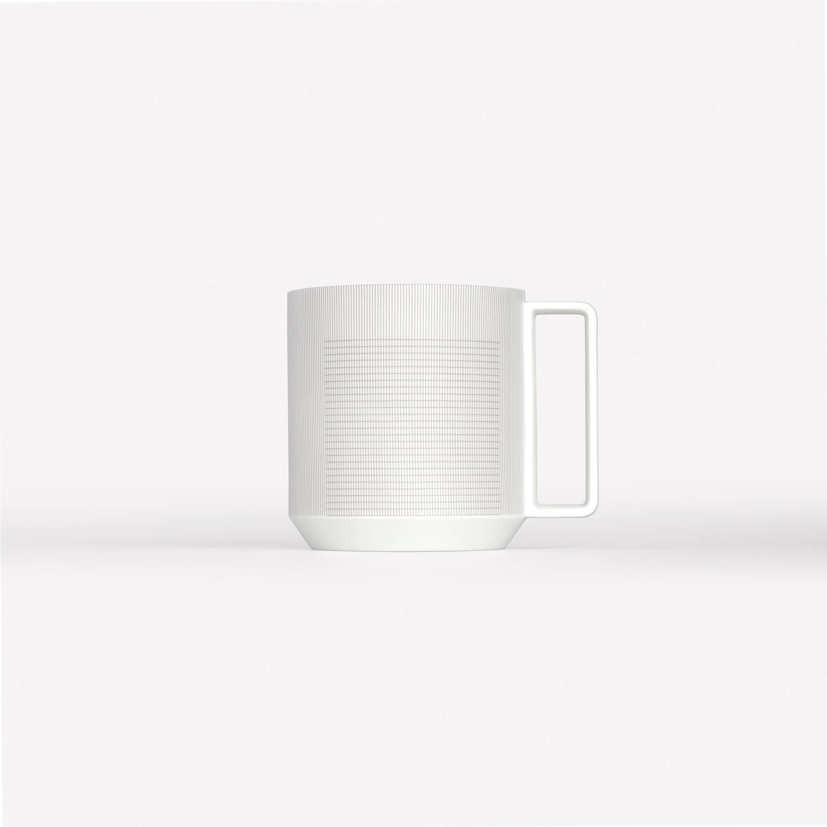 Pattern Porcelain Mug by Scholten & Baijings
003 Zinc

Porcelain with Grid textile graphic. Matte exterior with gloss interior. Made in Japan by 1616 / arita Japan. Dishwasher safe.

Scholten & Baijings for Maharam is a collection of home goods and
