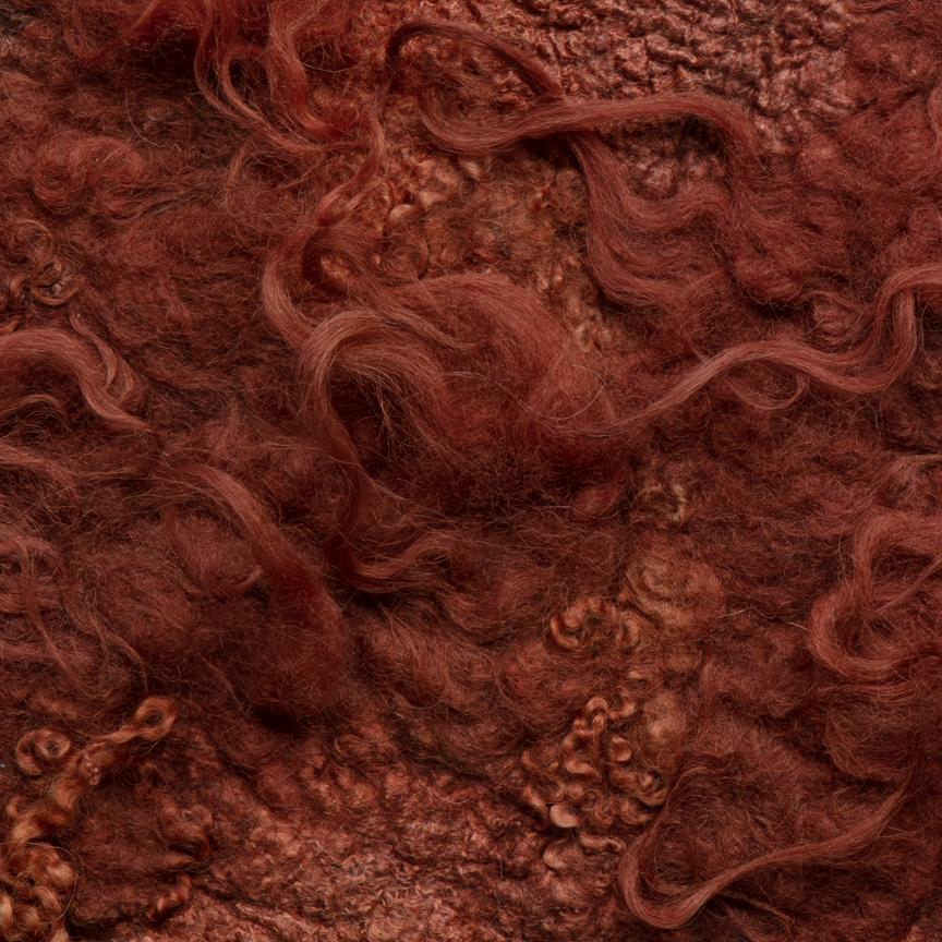 Moderno Maharam Pelt, Drenthe Heath di Claudy Jongstra, Madder in vendita