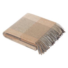 Maharam Throw, in Wool Check 001 Birch, by Paul Smith