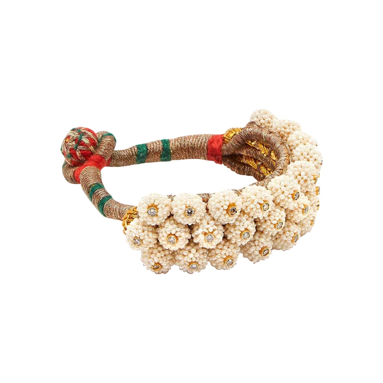Maharani Pearl Cuff Bracelet 