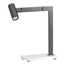 Mahari Burnished Black Table Lamp By William Pianta