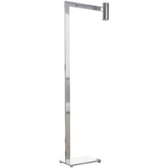 Lampadaire Mahari chromé