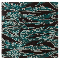 Maharishi x Andy Warhol - Tapis Maha Warhol en laine tigrée, Woodland