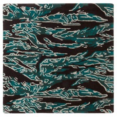 Maharishi x Andy Warhol Maha Warhol Tigerskins Wool Rug, Woodland