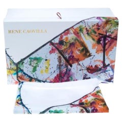 Mahaweb Abstract Design Limited Edition Shoe Box & Dust Bag for Rene Caovilla