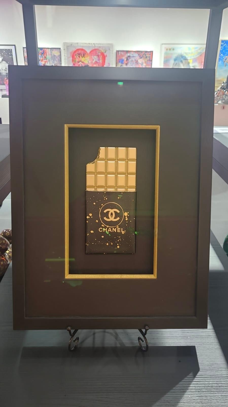 Chocolate Box Crunched, CH Tribute - Pop Art Mixed Media Art by mahelle