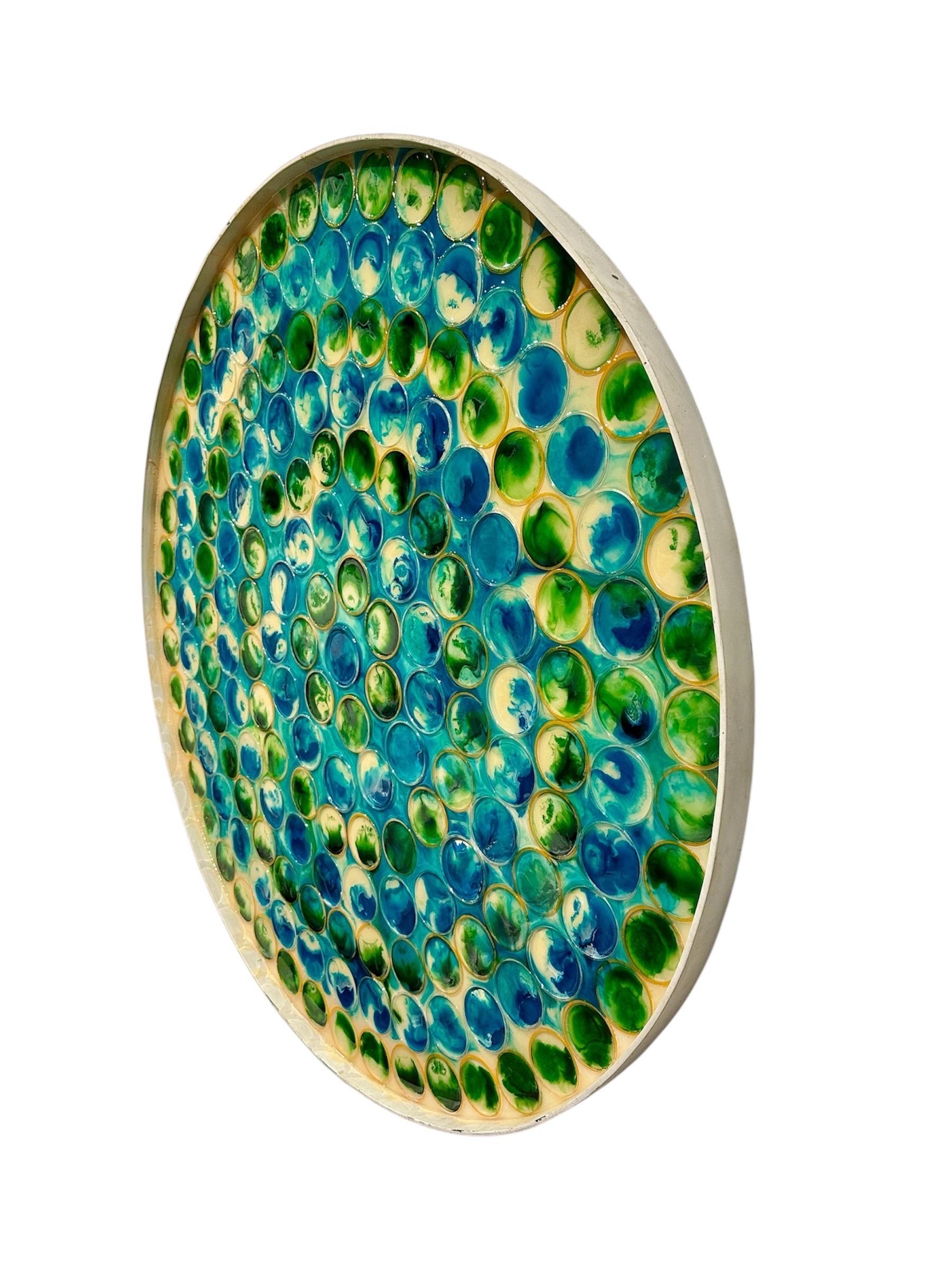 Scultura murale astratta - Painting di Mahesh Sharma