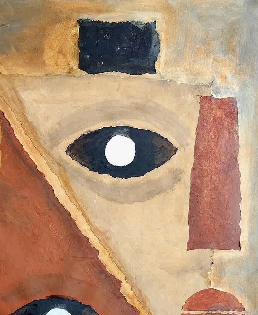 Nar-Nari (Maschio - Femmina) - Painting di Mahesh Sharma