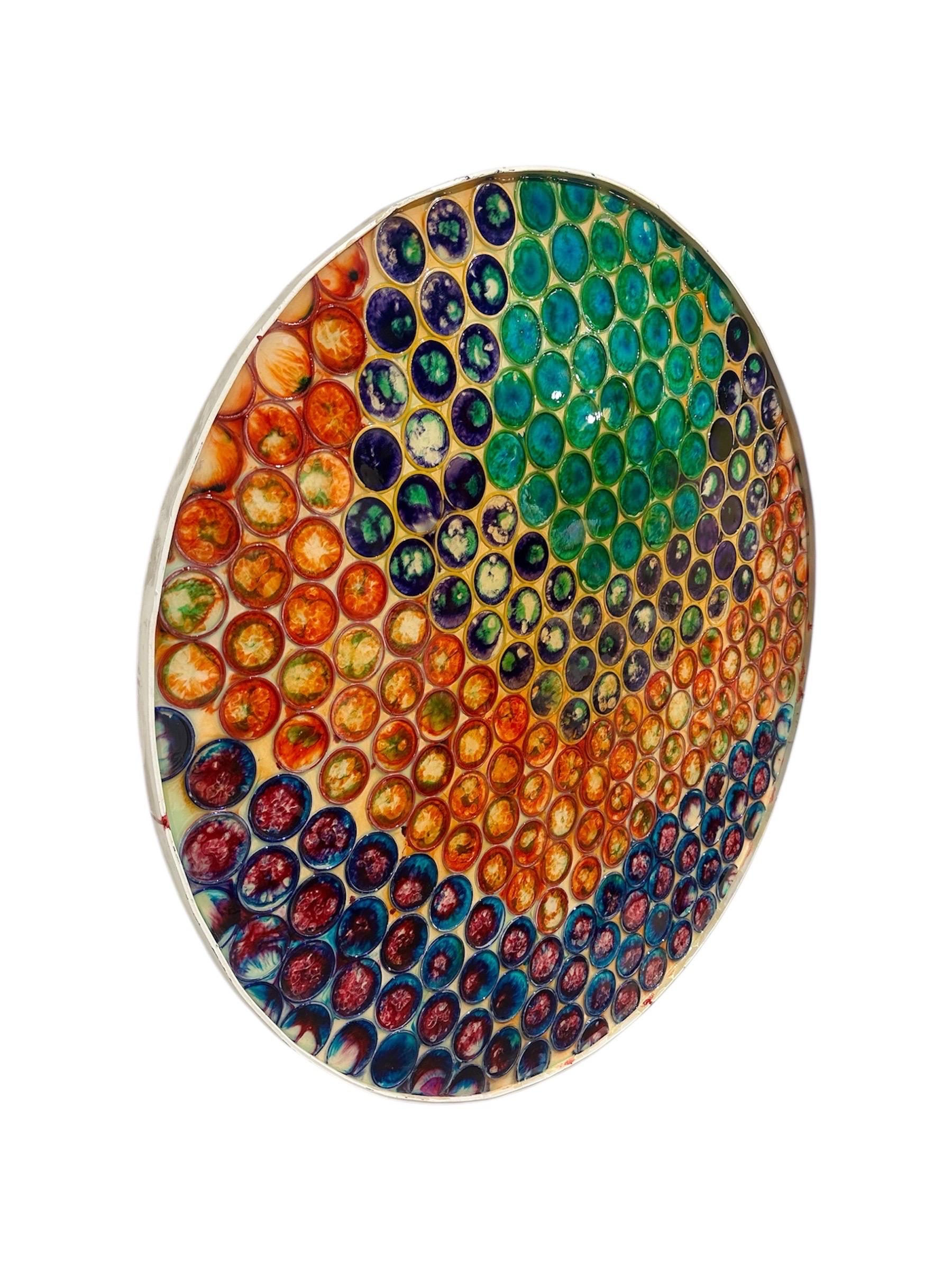 Scultura da parete in resina testurizzata in vendita 1