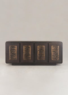 Maheshwar Cabinet in Brass, Viya by Vikram Goyal