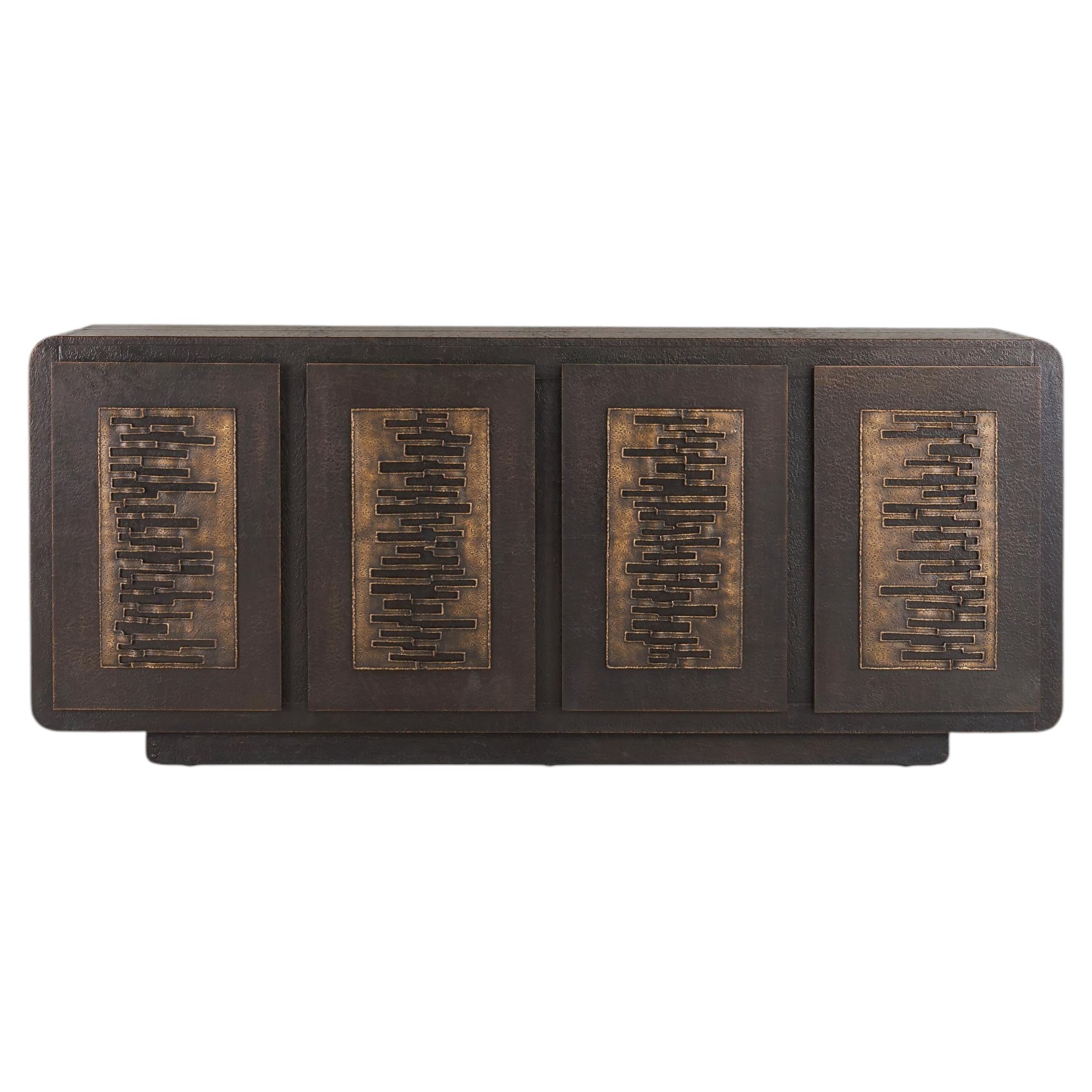 Brass Sideboard, Maheshwar, Viya by Vikram Goyal