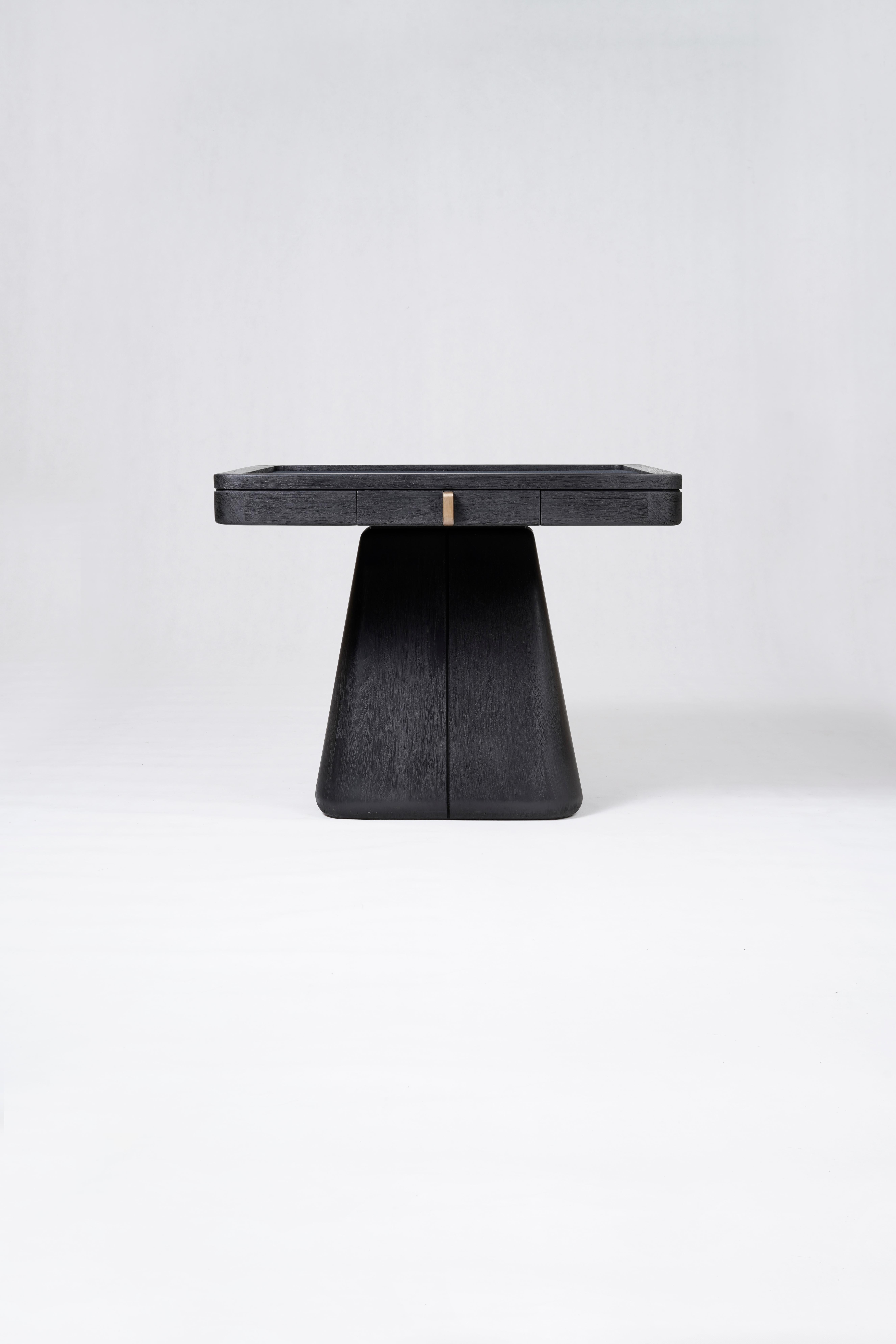 Brass Mahjong Dining Table by Pendhapa