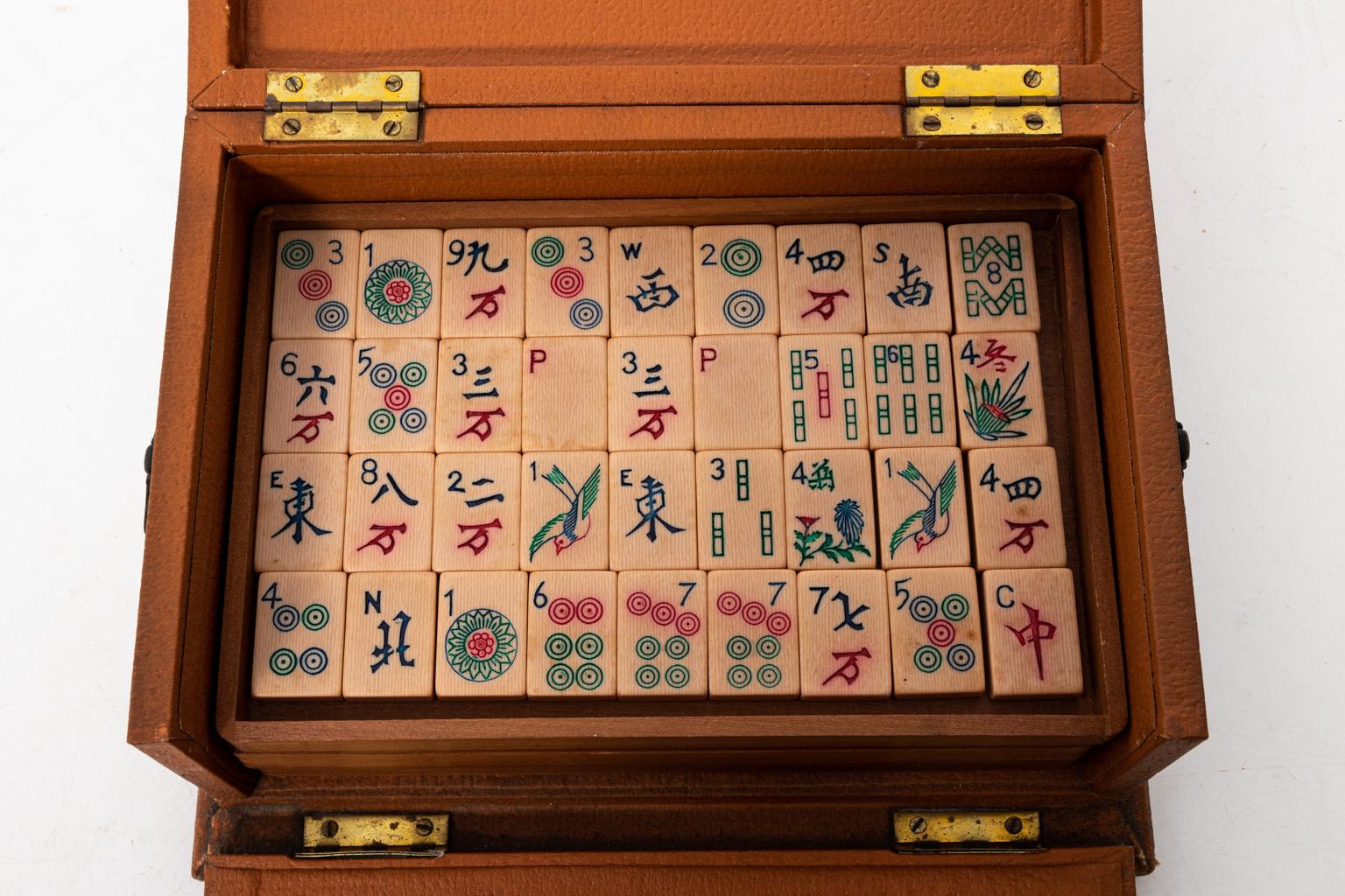 Mahajong-Set, ca. 1920er-Jahre im Angebot 7