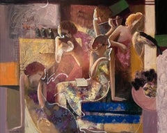 Giclee-Nachtlebendruck ohne Titel von Mahmoud Sabzi