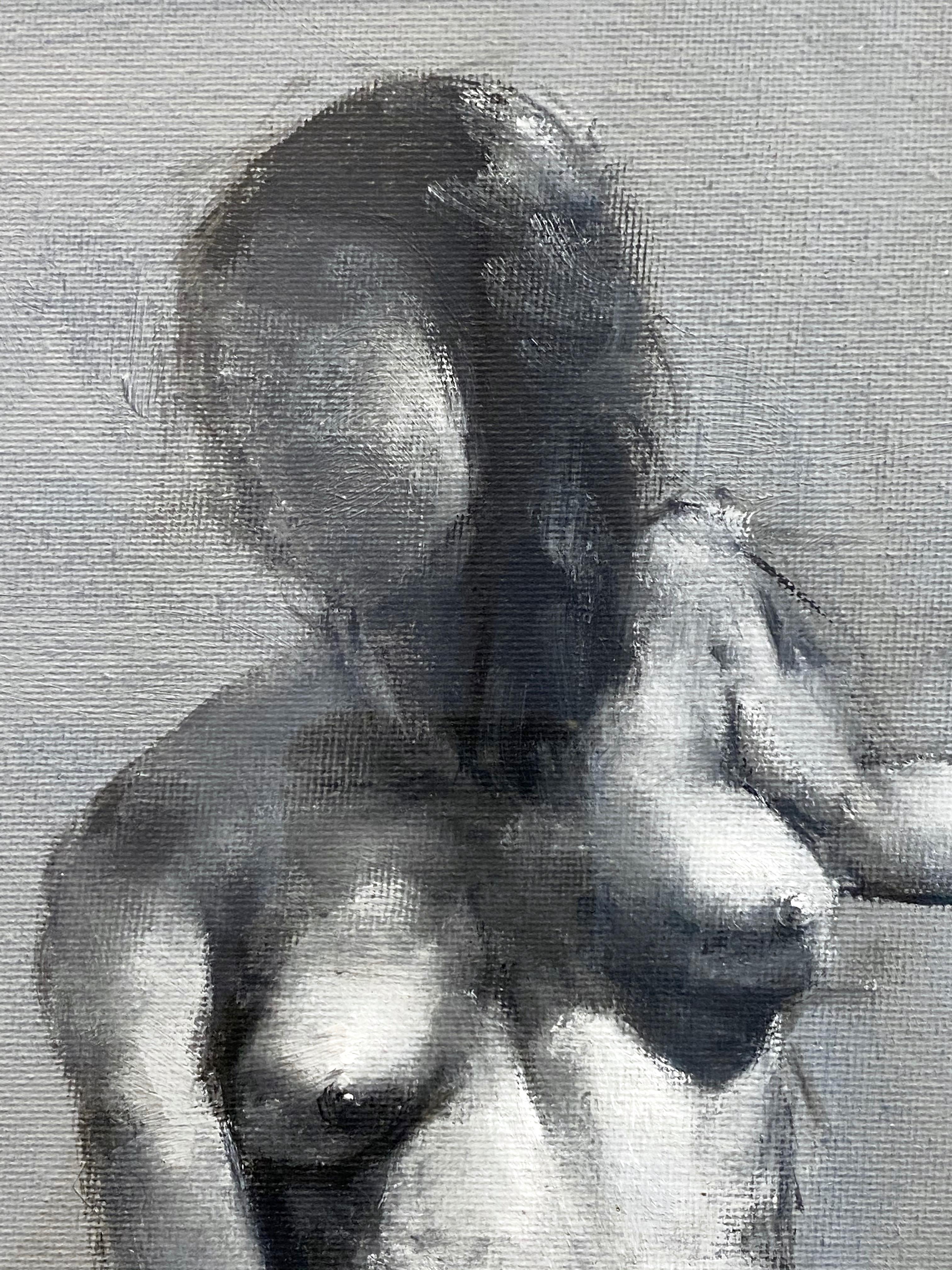 Pakistanais Mahnoor Shah, Nude Figure Study, Peinture impressionniste, début des années 2010 en vente