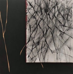 Suono ancestrale #40 di Maho Maeda - Pittura astratta, tela, Wood