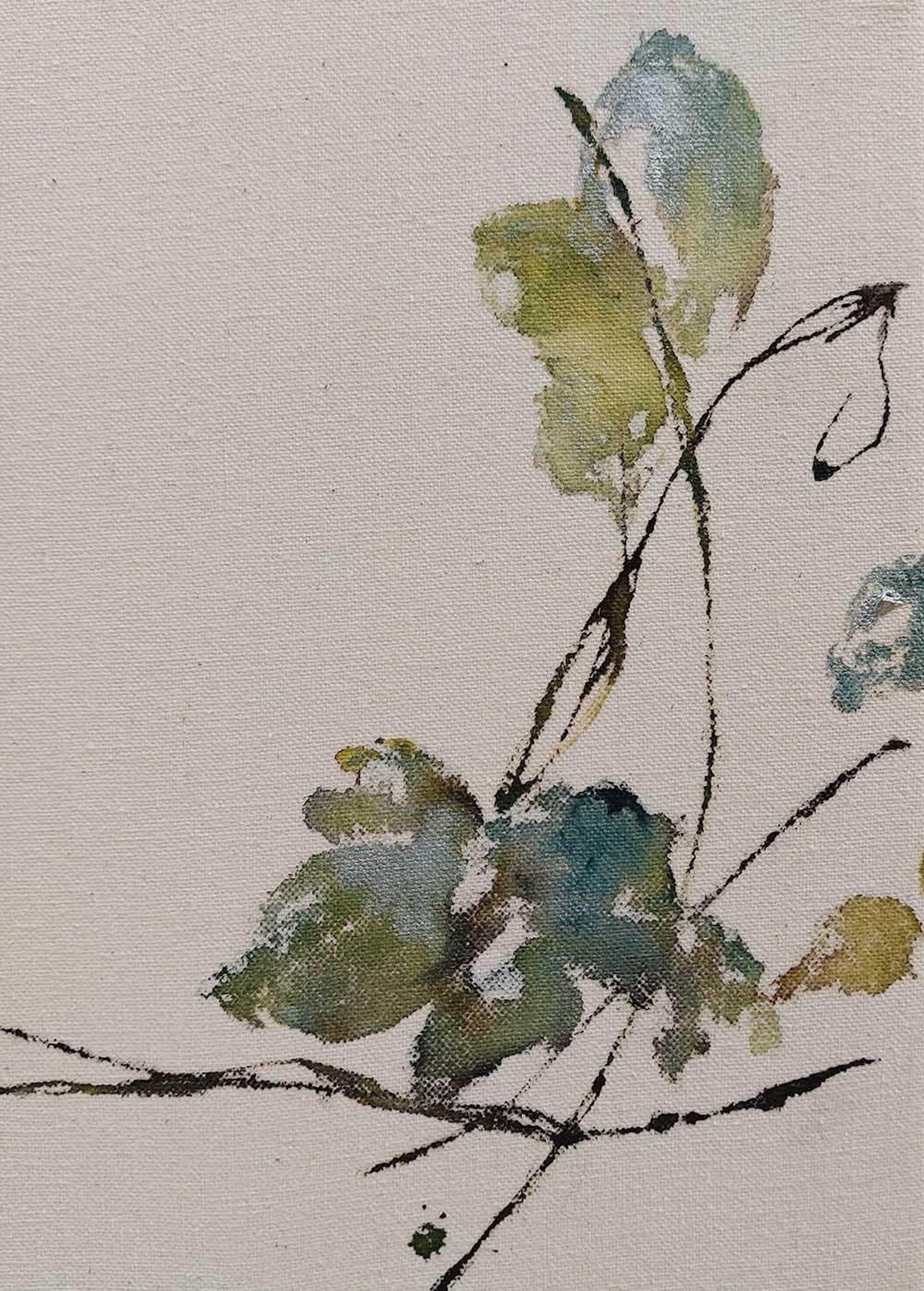 Dialogue with Nature #17 & #20 by Maho Maeda - Abstract paintings-flowers-light For Sale 3