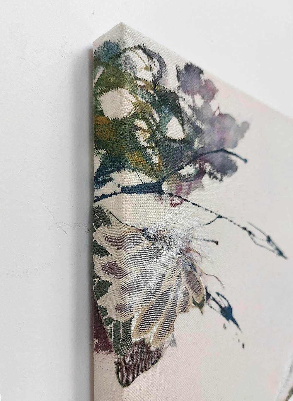 Remembrance #27 di Maho Maeda - Pittura astratta, fiore, colori pastello in vendita 4