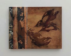 Remembrance #3 di Maho Maeda - Fiber Art e pittura, Giapponese, marrone