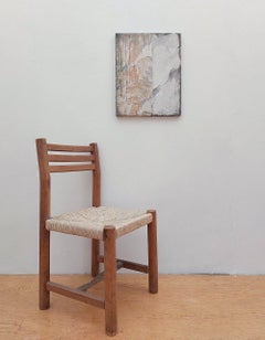 Remembrance #6 von Maho Maeda - Abstraktes Gemälde, Blumen, Textilien und Baumwolle