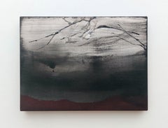 Where to...? by Maho Maeda - Abstract painting, acrylic, dark colors