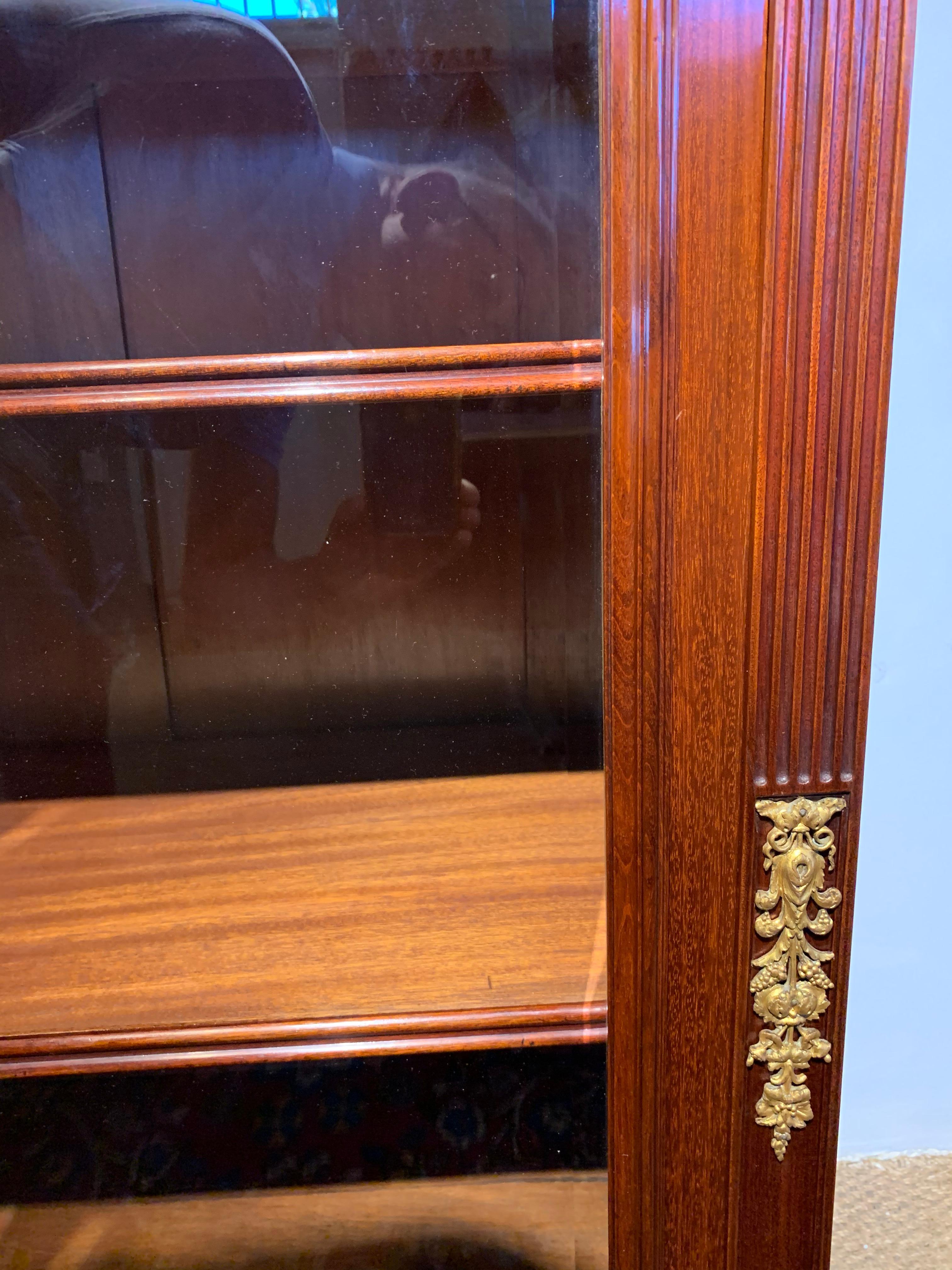 Mahogany 2 Door Bookcase 2